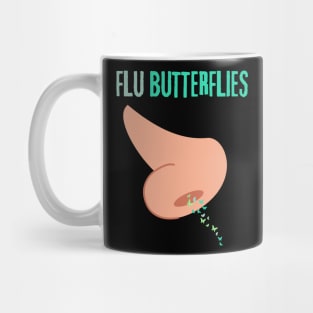 Valentines Day, Flu Butterflies Mug